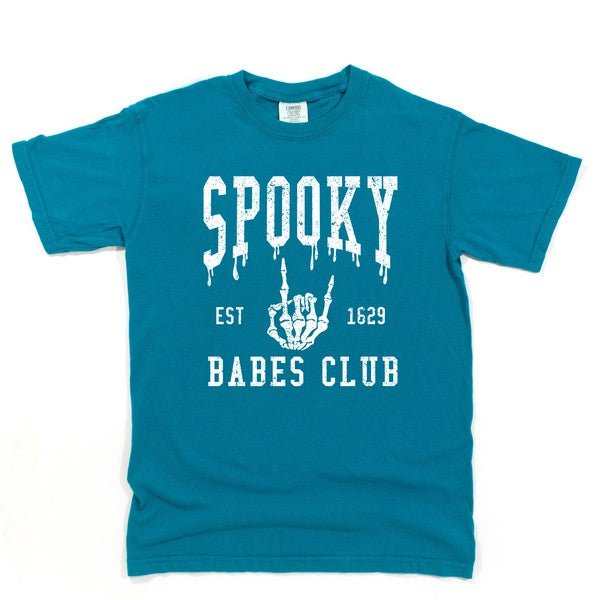 Spooky Babes Club Garment Dyed Tee - Shop Beauty By Elayne James