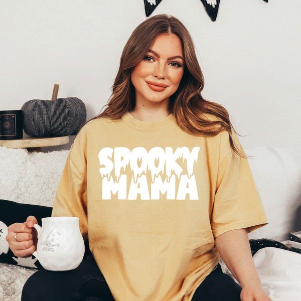 Spooky Mama Garment Dyed Tee - Shop Beauty By Elayne James