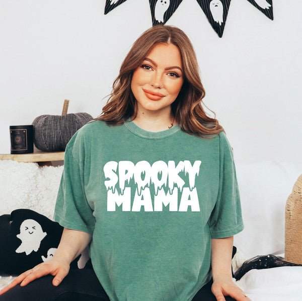 Spooky Mama Garment Dyed Tee - Shop Beauty By Elayne James