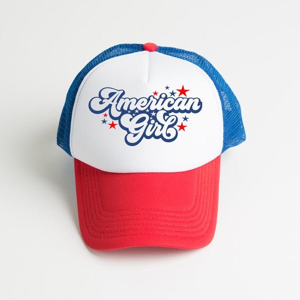 American Girl Retro Foam Trucker Hat - Shop Beauty By Elayne James