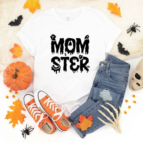 Momster Halloween Short Sleeve Graphic Tee - Shop Beauty By Elayne James