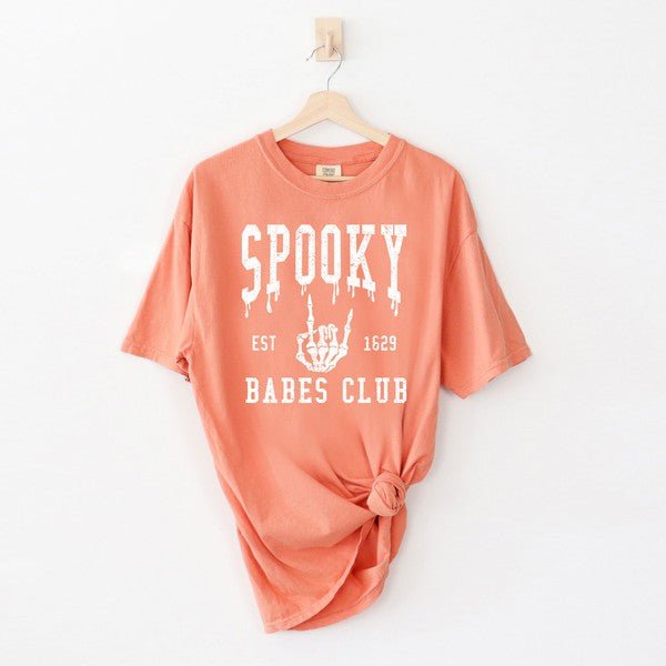 Spooky Babes Club Garment Dyed Tee - Shop Beauty By Elayne James